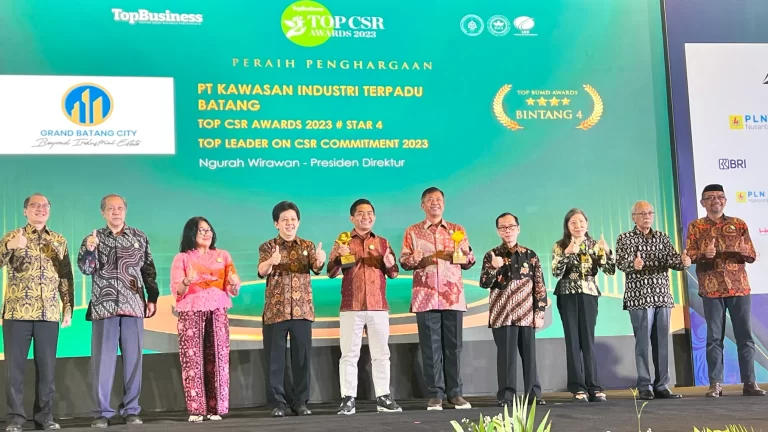 Grand Batang City Dapat Penghargaan Top CSR Bintang Empat